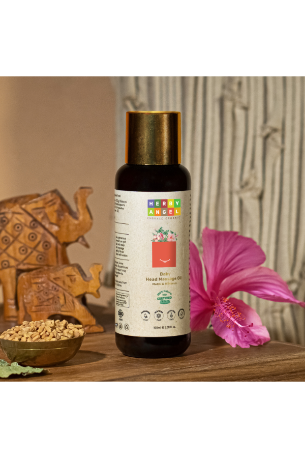Baby Head Massage Oil with Methi & Hibiscus